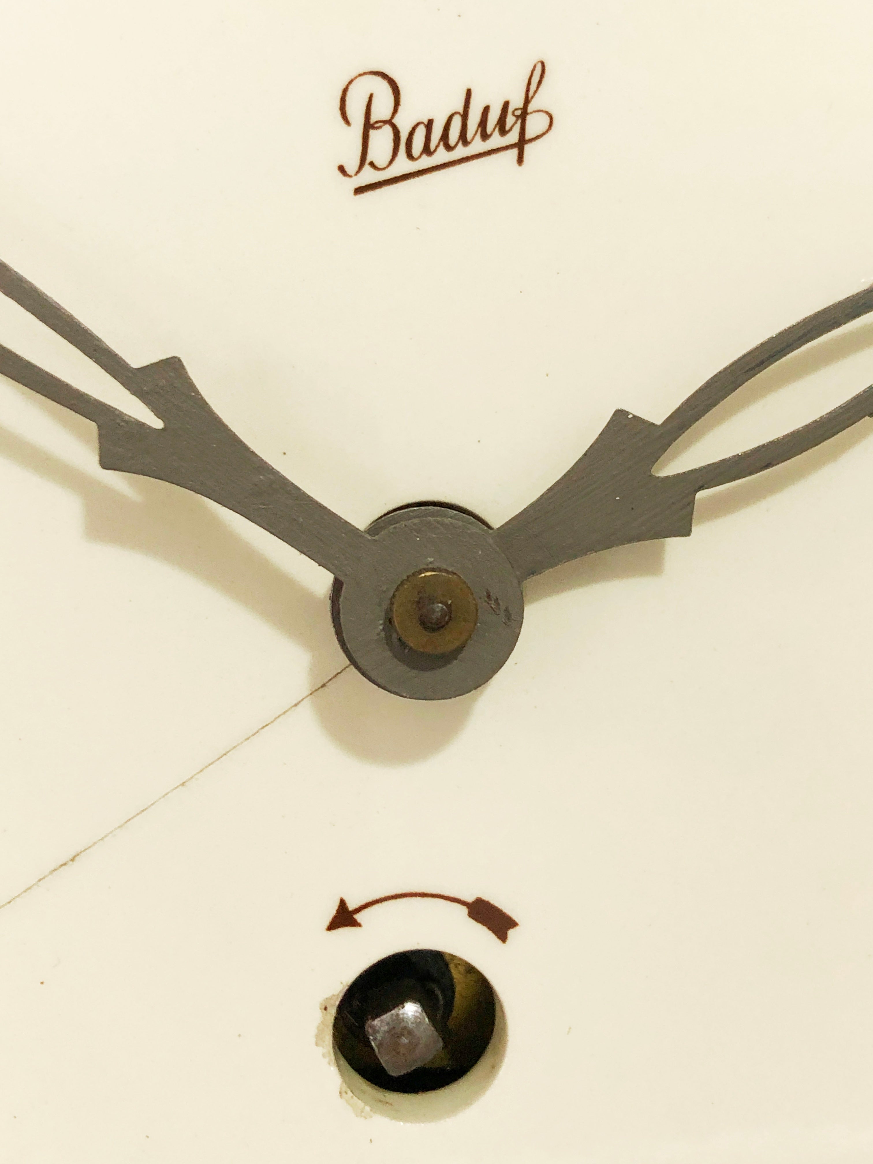 Vintage BADUF Ceramic Kitchen Wall Clock | eXibit collection