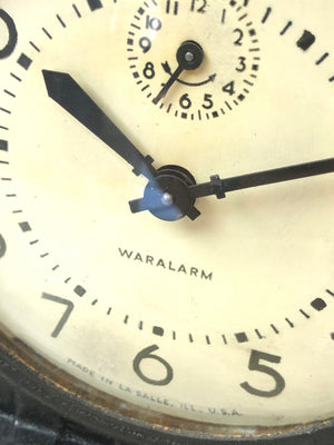 Original Vintage Westclox 1944 Waralarm Desk Clock | exc