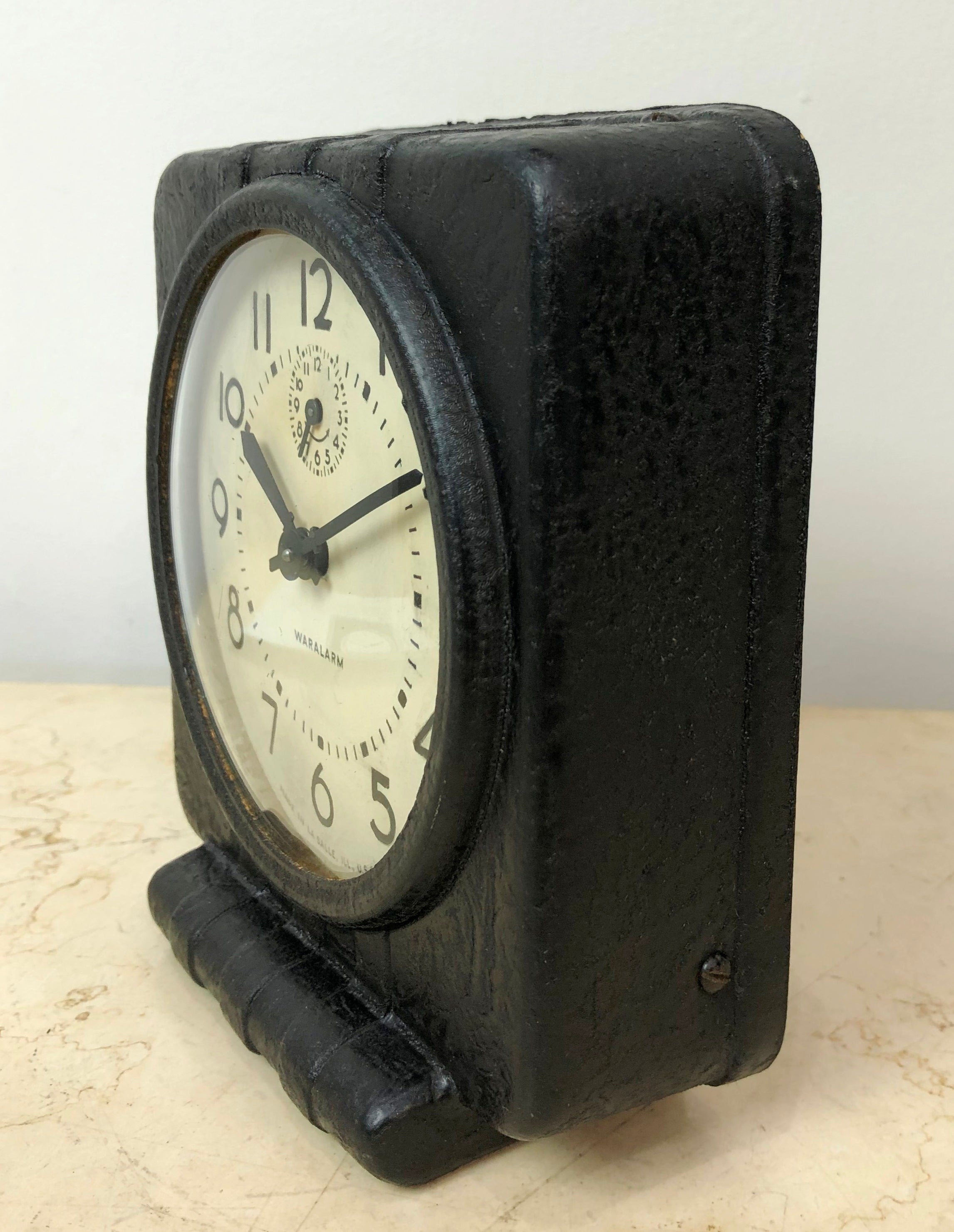 Original Vintage Westclox 1944 Waralarm Desk Clock | exc