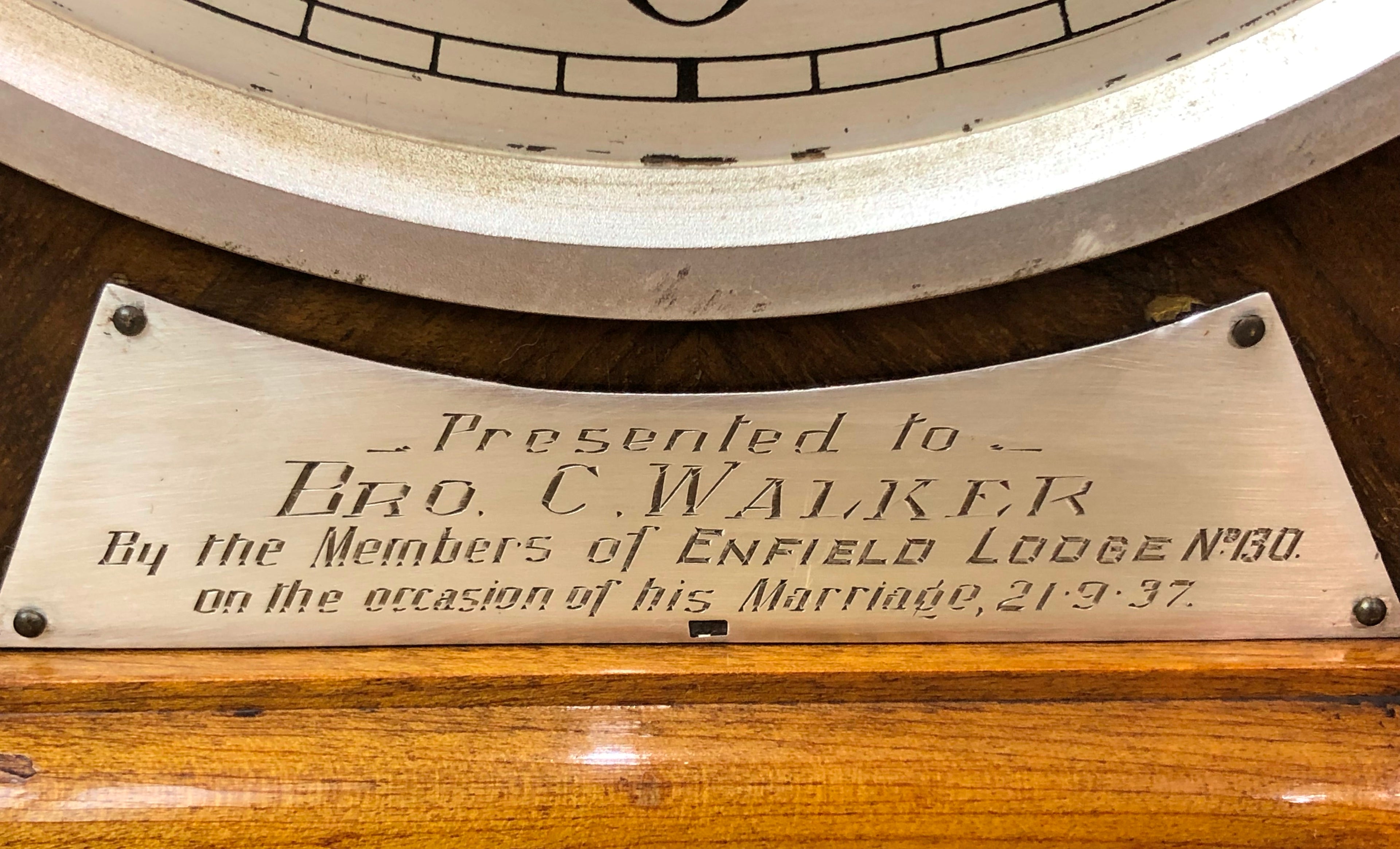 Vintage Kienzle Hammer on Coil Chime Art Deco Mantel Clock | eXibit collection