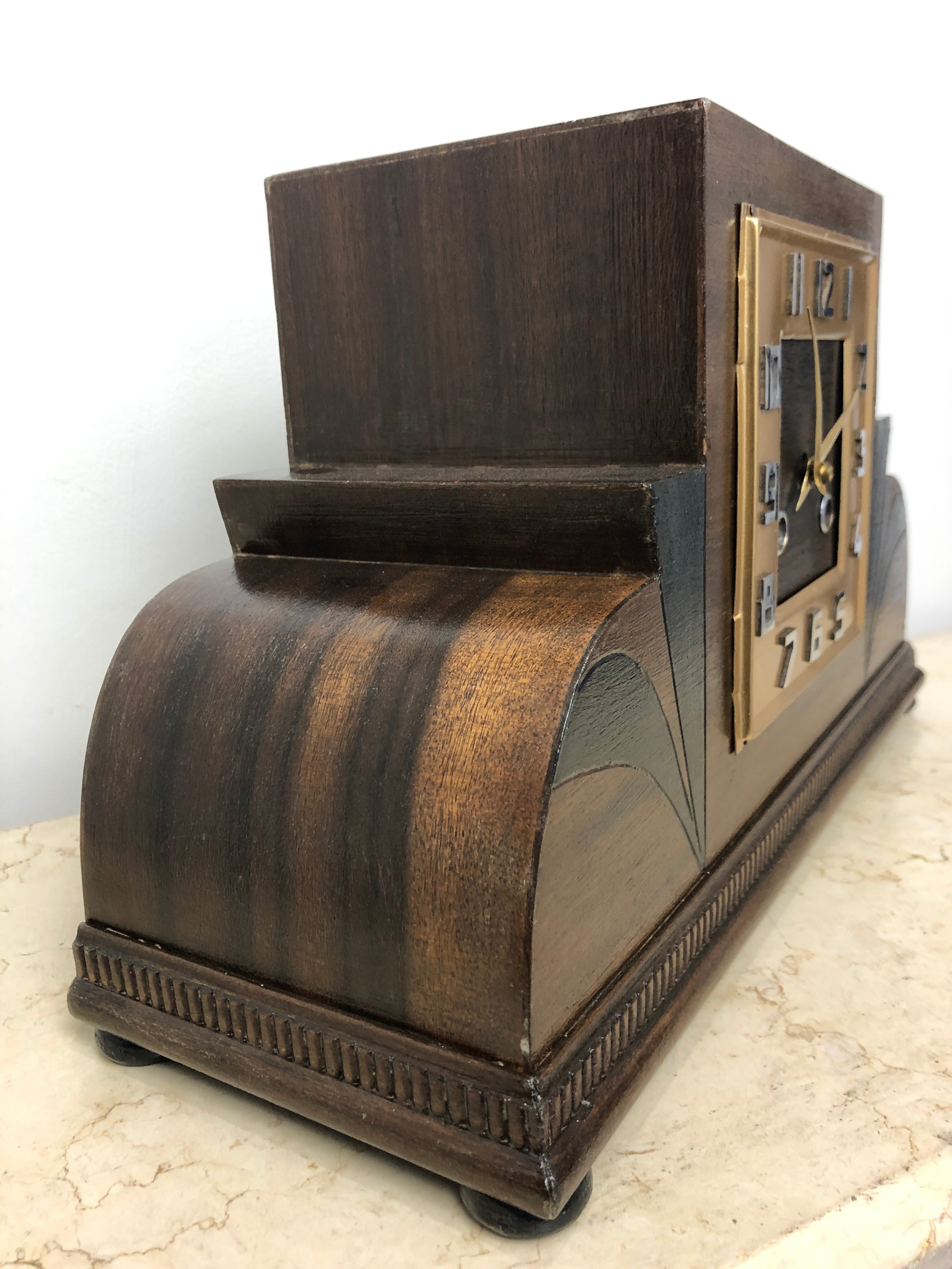 Vintage Chime Art Deco Mantel Clock | eXibit collection