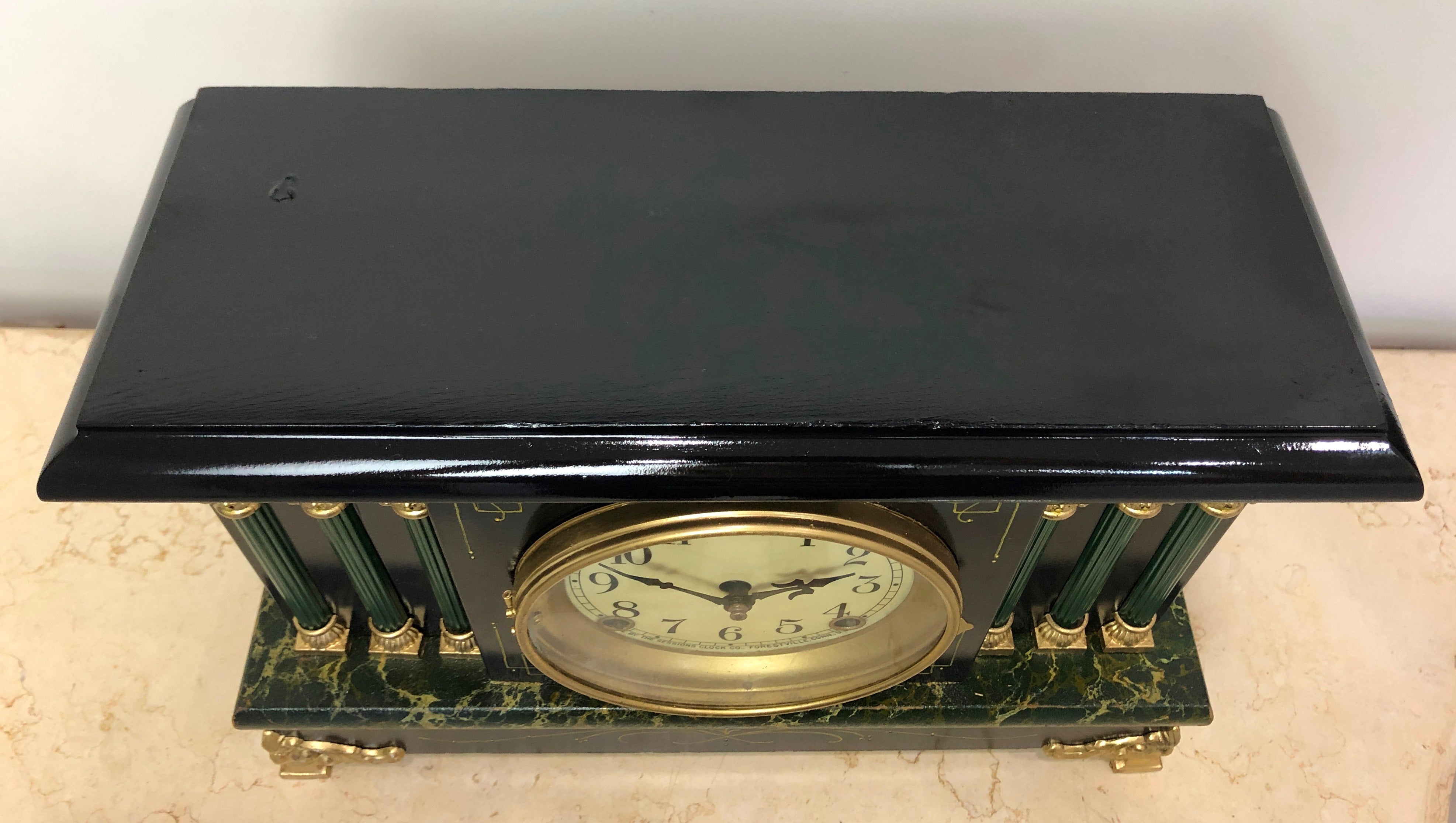 Original Antique Sessions USA Mantel Clock | eXibit collection