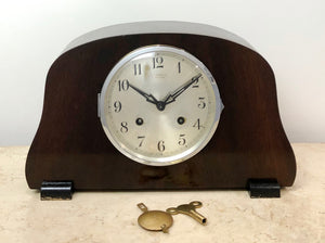 Vintage Adelaide Hammer on Coil Chime Mantel Clock | eXibit collection