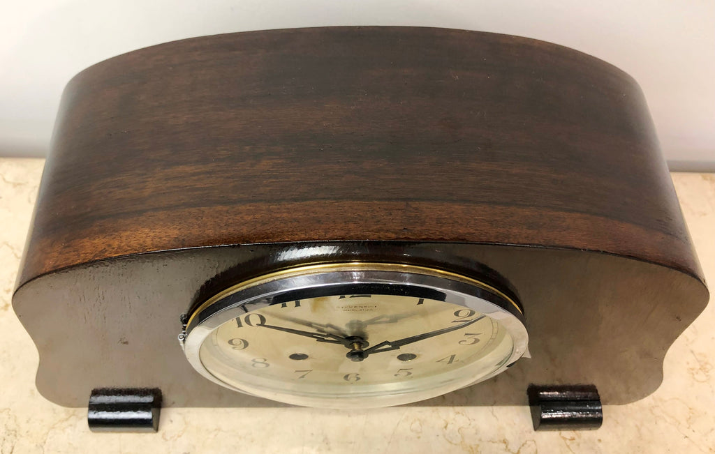 Vintage Adelaide Hammer on Coil Chime Mantel Clock | eXibit collection