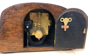 Vintage Adelaide Hammer on Coil Chime Mantel Clock | eXibit collection