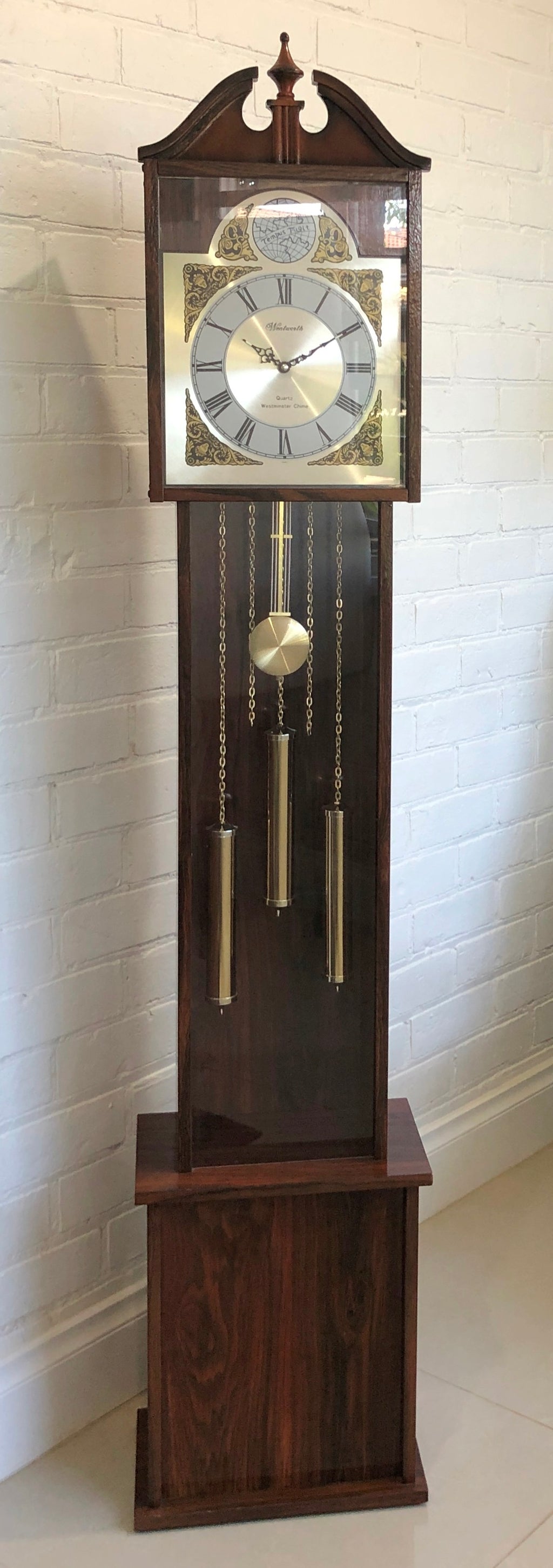 Vintage Tempus Fugit Grandmother Battery Clock | Adelaide Clocks