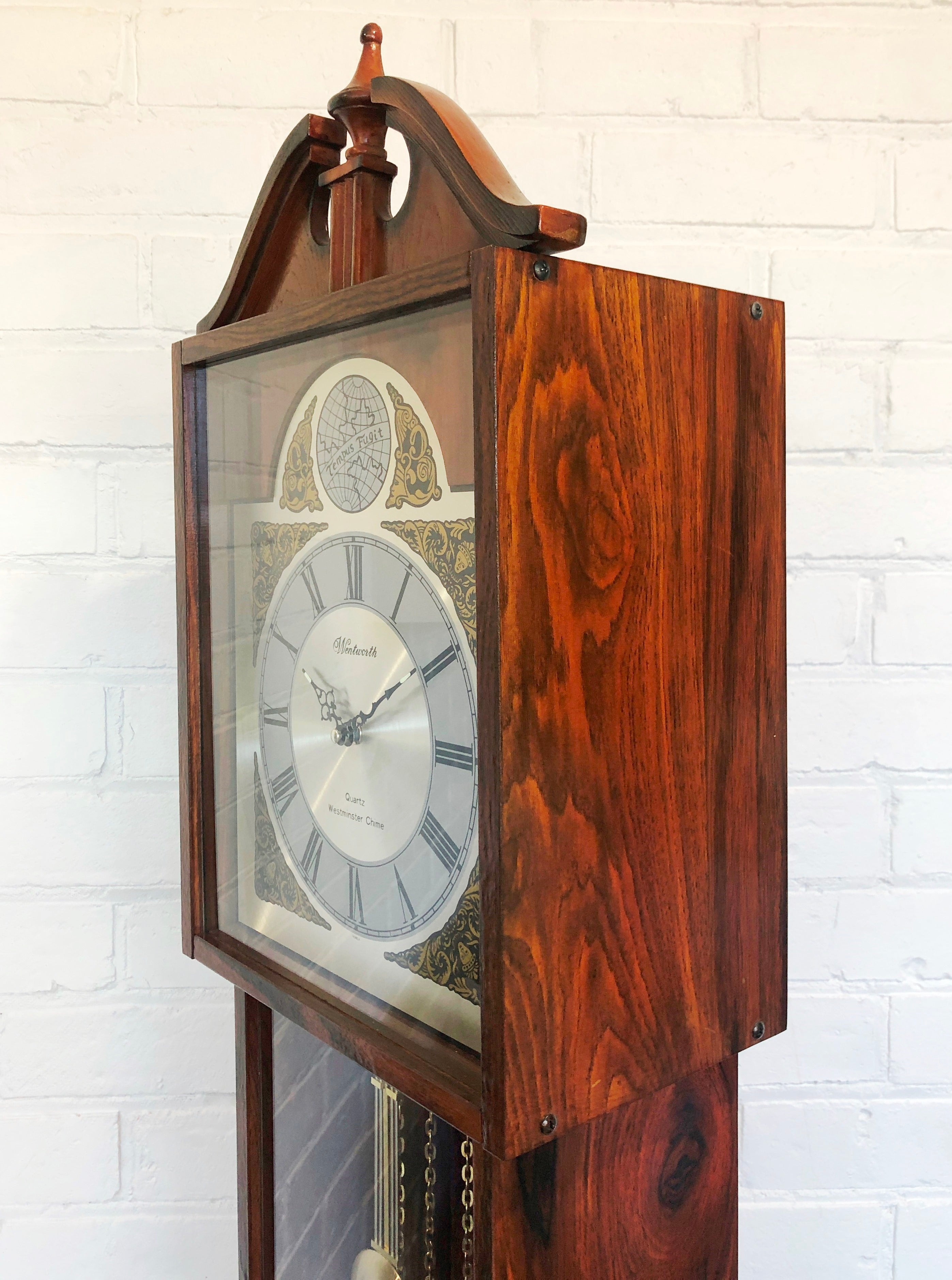 Vintage Tempus Fugit Grandmother Battery Clock | Adelaide Clocks