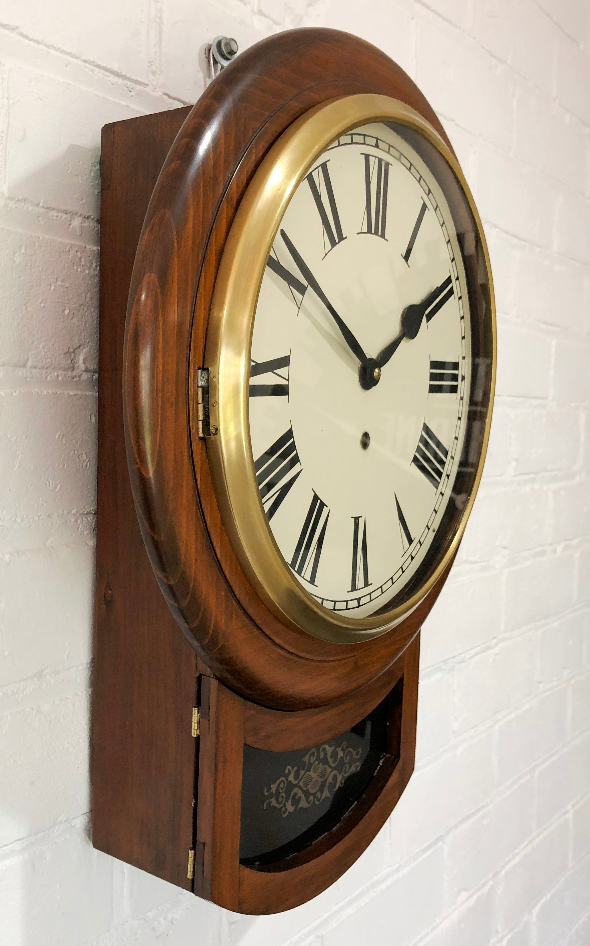 Original Antique NAYAKS-TTC Drop Dial Wall Clock | eXibit collection