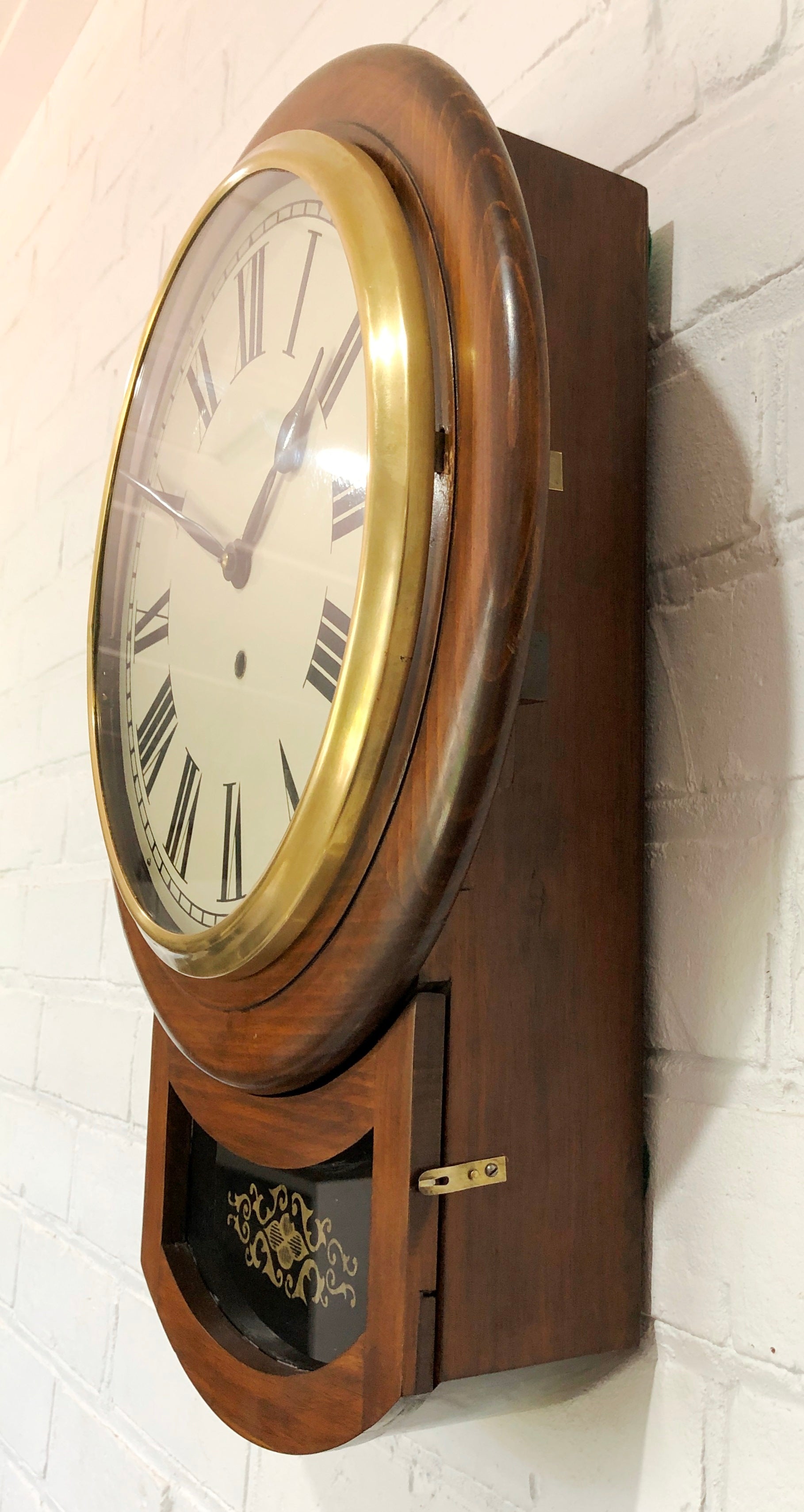 Original Antique NAYAKS-TTC Drop Dial Wall Clock | eXibit collection