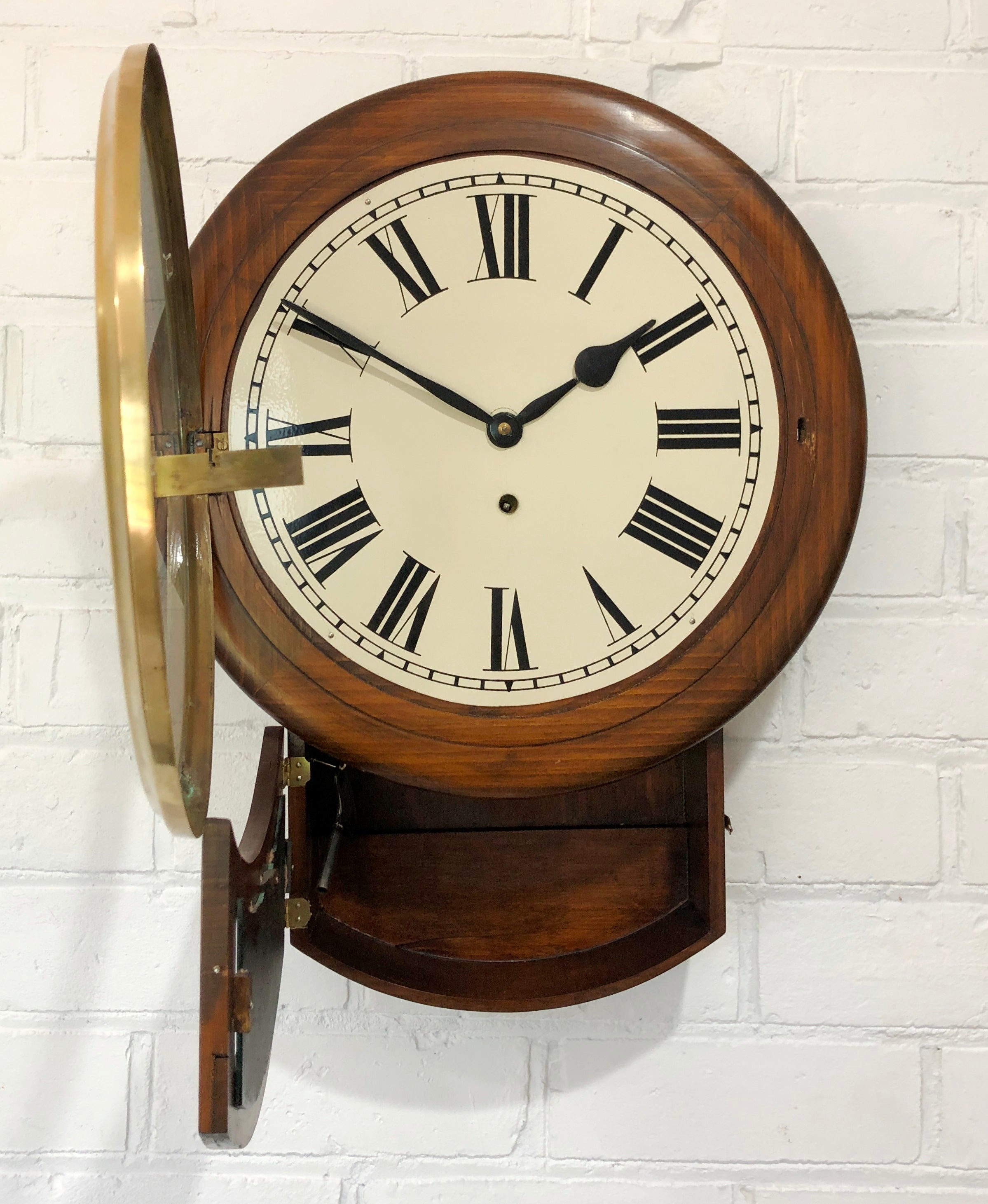 Original Antique NAYAKS-TTC Drop Dial Wall Clock | eXibit collection