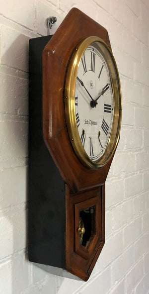 Original Antique Seth Thomas Chime Wall Clock | eXibit collection