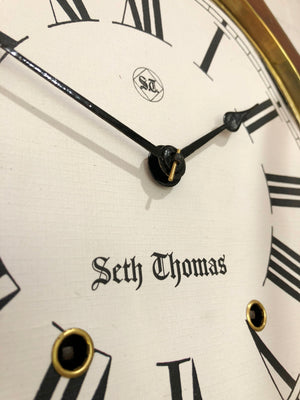 Original Antique Seth Thomas Chime Wall Clock | eXibit collection