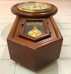 Vintage SUNDIAL Regulator 31 Day Chime Wall Clock | eXibit collection