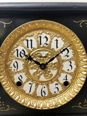  Antique GILBERT Quartz Battery Mantel Clock | eXibit collection