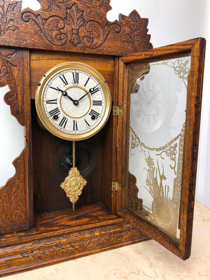 Antique SESSIONS Cottage Mantel Clock | eXibit collection