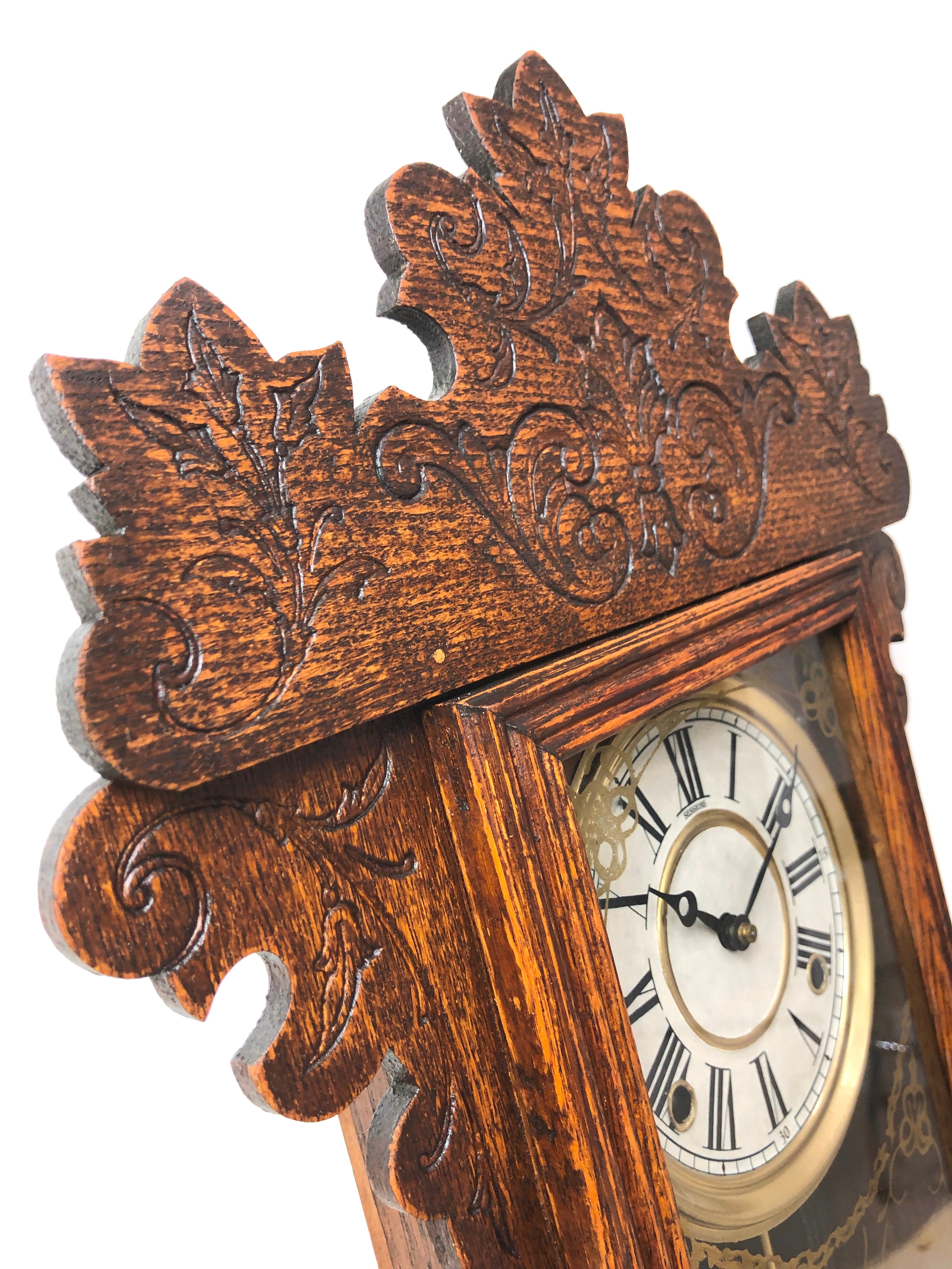 Antique SESSIONS Cottage Mantel Clock | eXibit collection