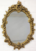 Vintage Ornate Gold Wall Mirror | eXibit collection