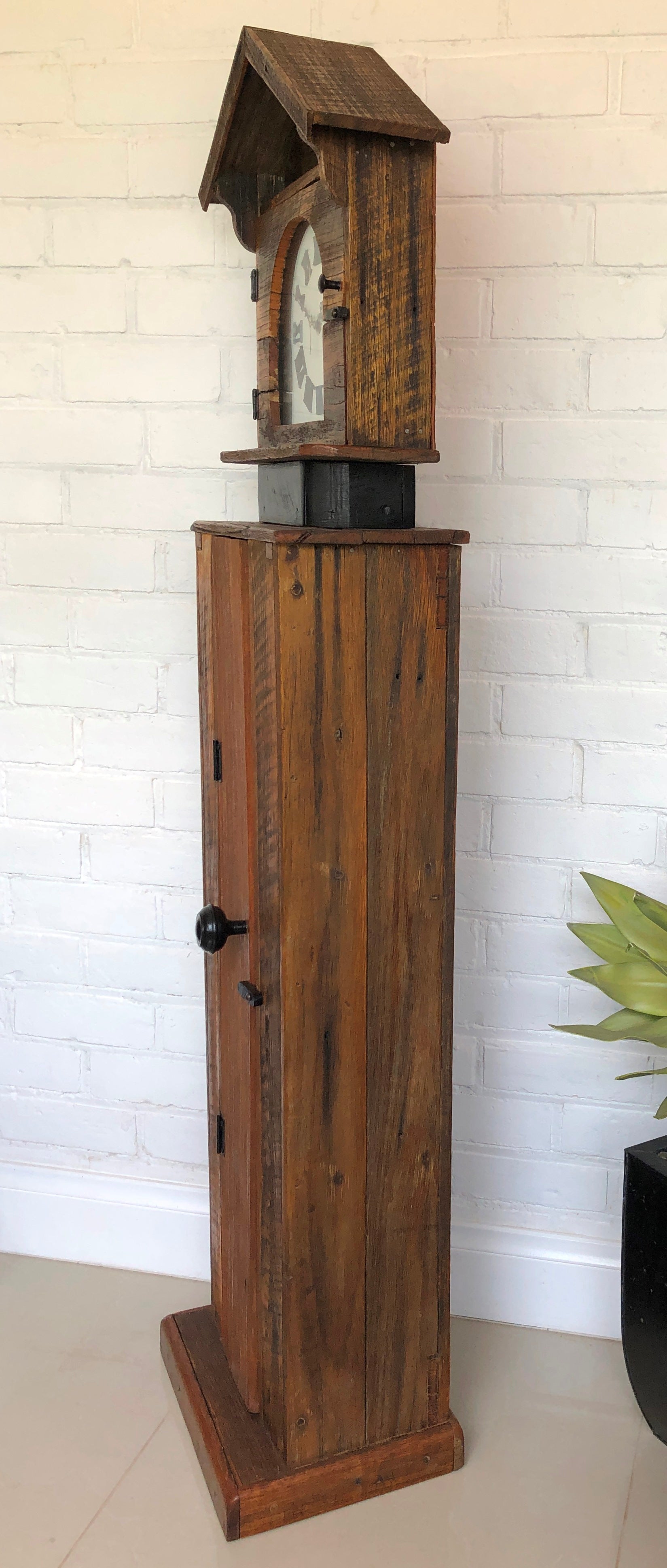 Vintage Country Style Grandfather Battery Clock | Adelaide Clocks