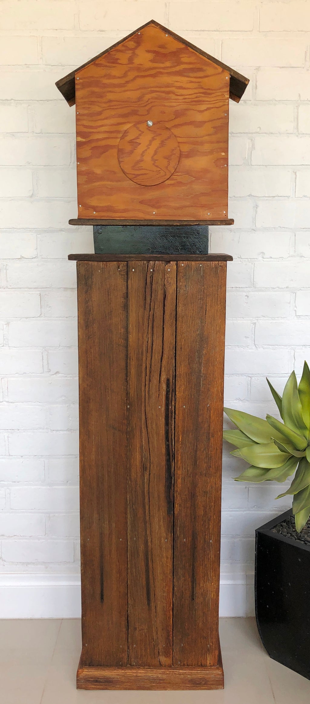 Vintage Country Style Grandfather Battery Clock | Adelaide Clocks