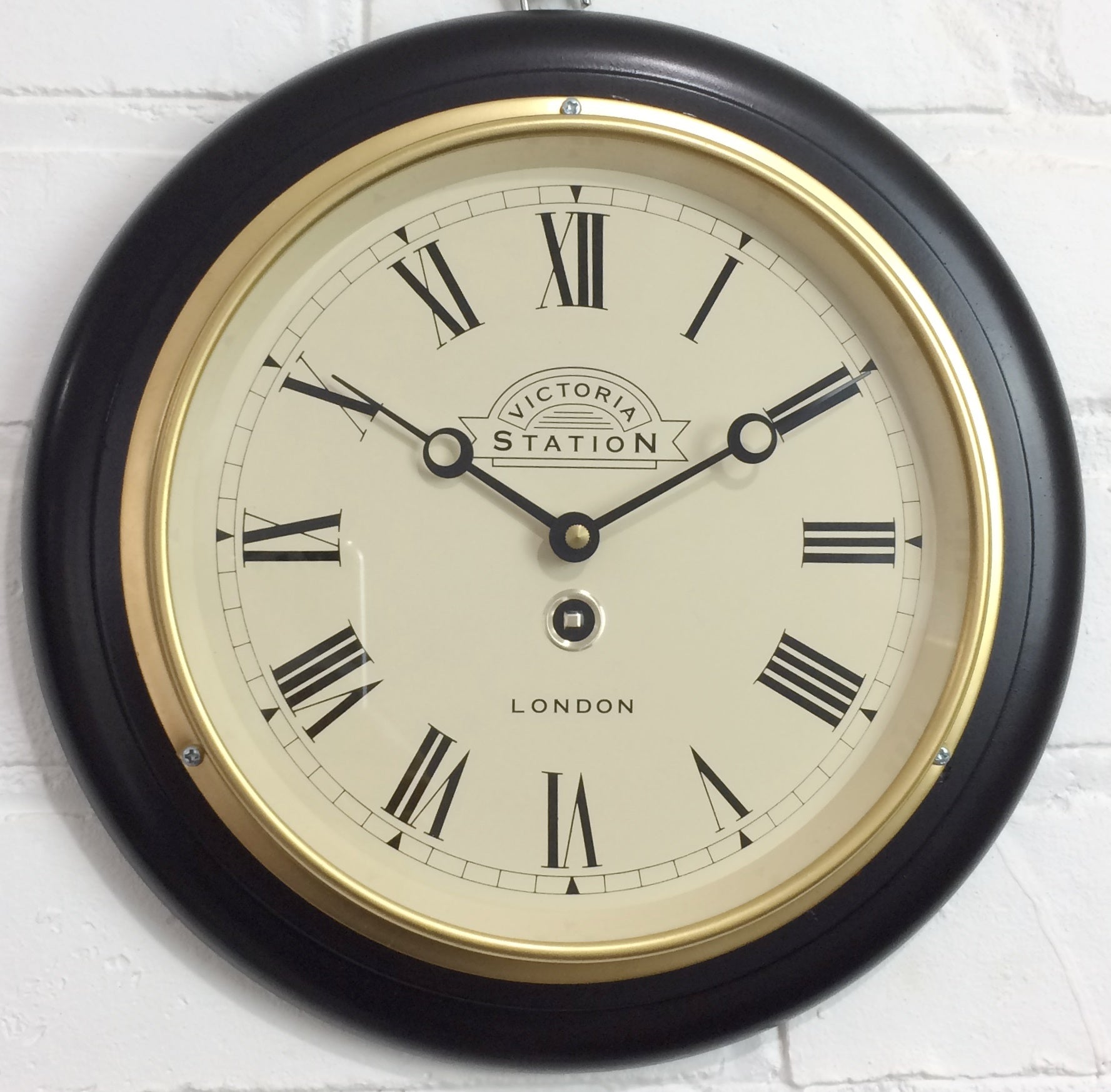 Vintage Style Victoria Station LONDON Quartz Clock | eXibit collection