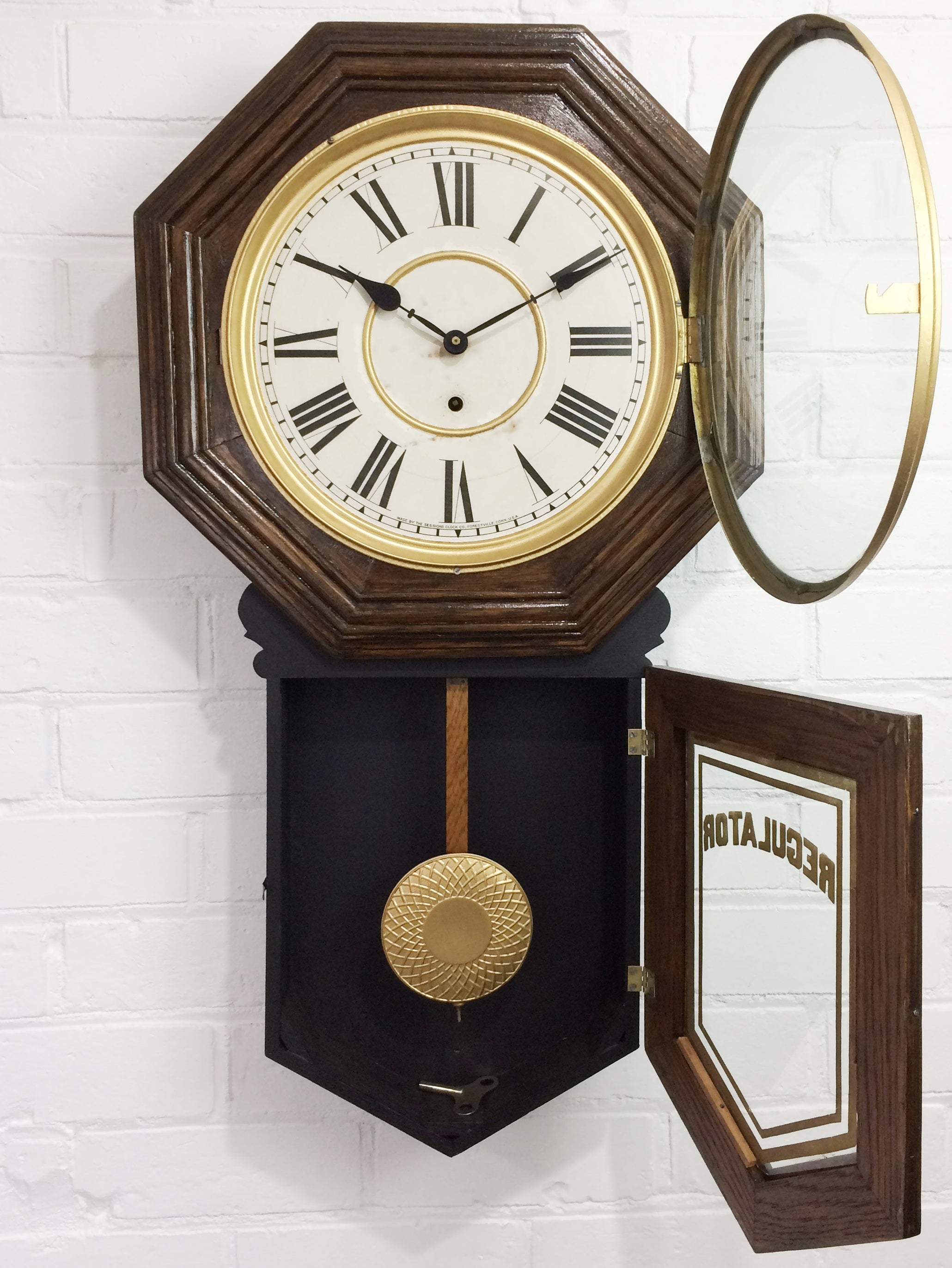 Antique SESSIONS Wall Clock | eXibit collection