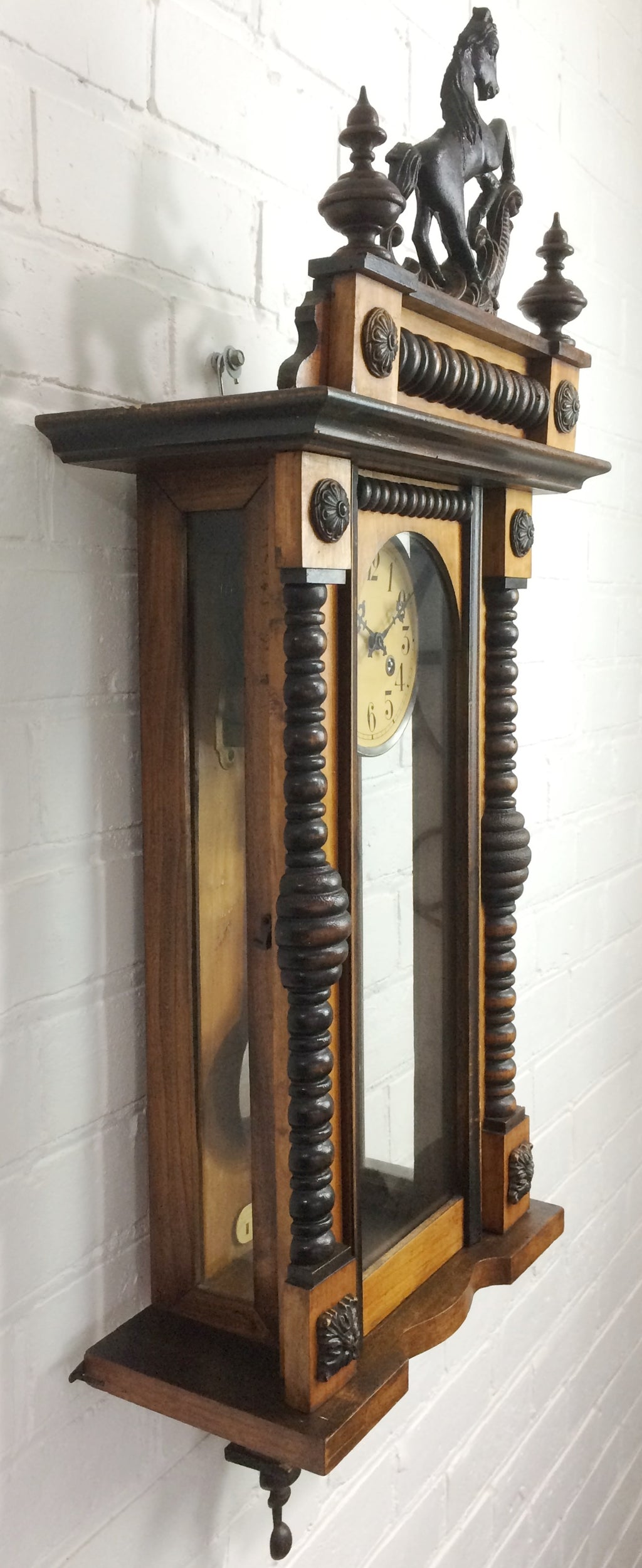 Antique Vienna Stallion Wall Clock | eXibit collection