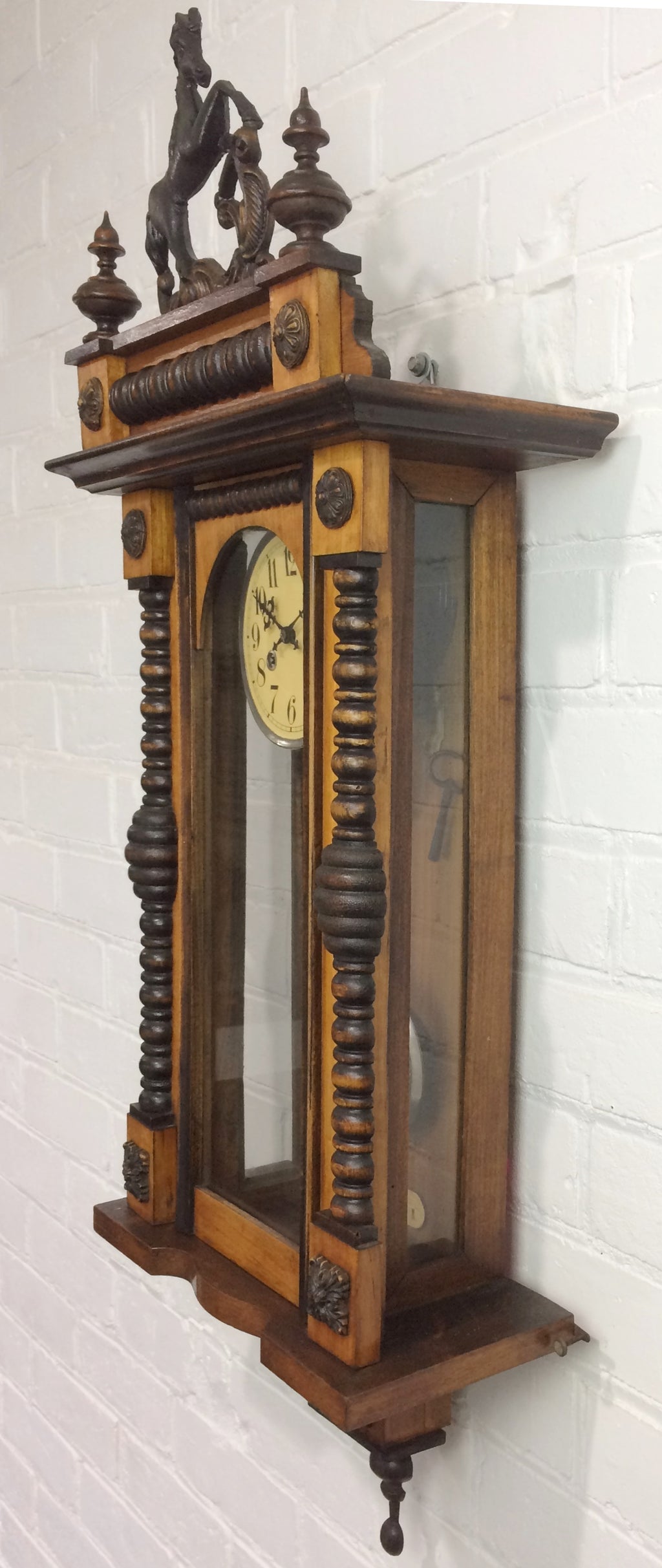 Antique Vienna Stallion Wall Clock | eXibit collection