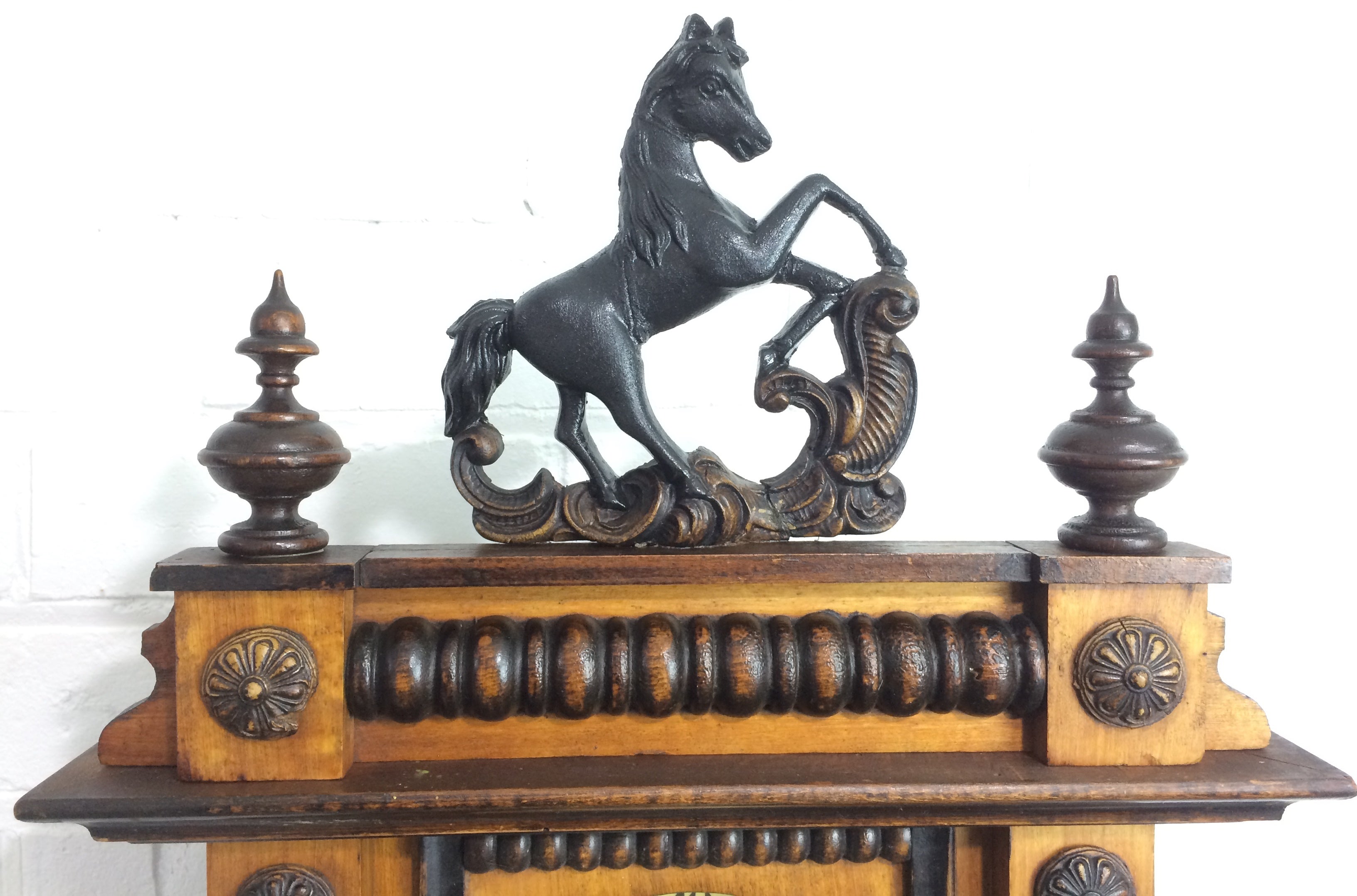 Antique Vienna Stallion Wall Clock | eXibit collection