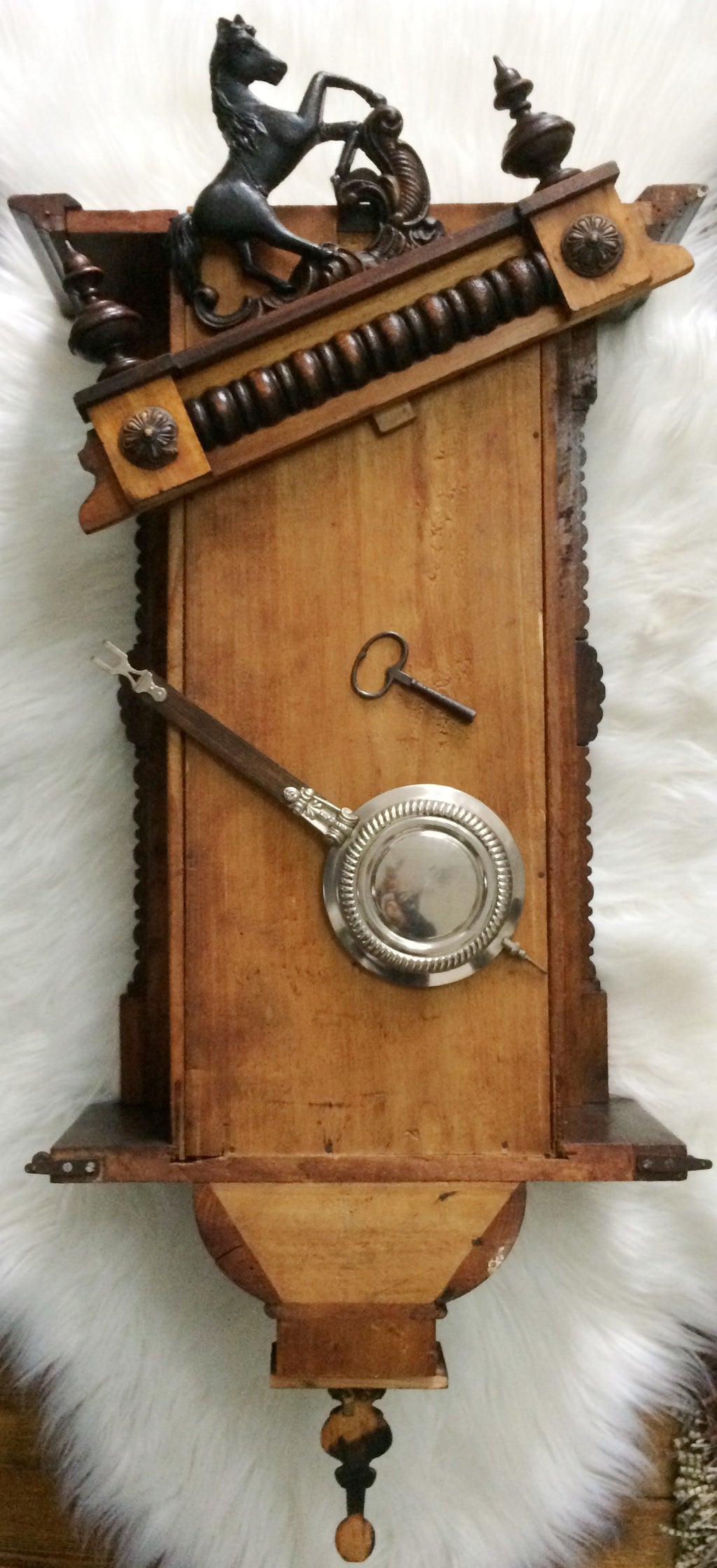 Antique Vienna Stallion Wall Clock | eXibit collection