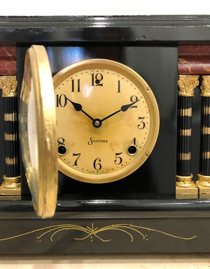 Original Antique Sessions USA Mantel Clock | eXibit collection