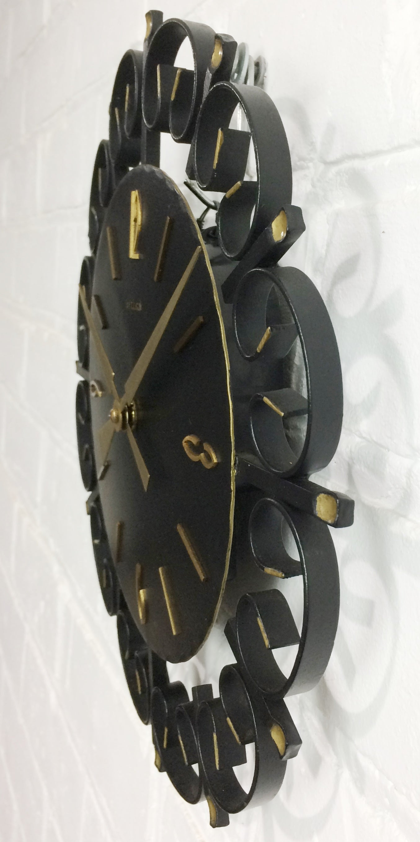 Vintage HETTICH Starburst German Battery Wall Clock | eXibit collection