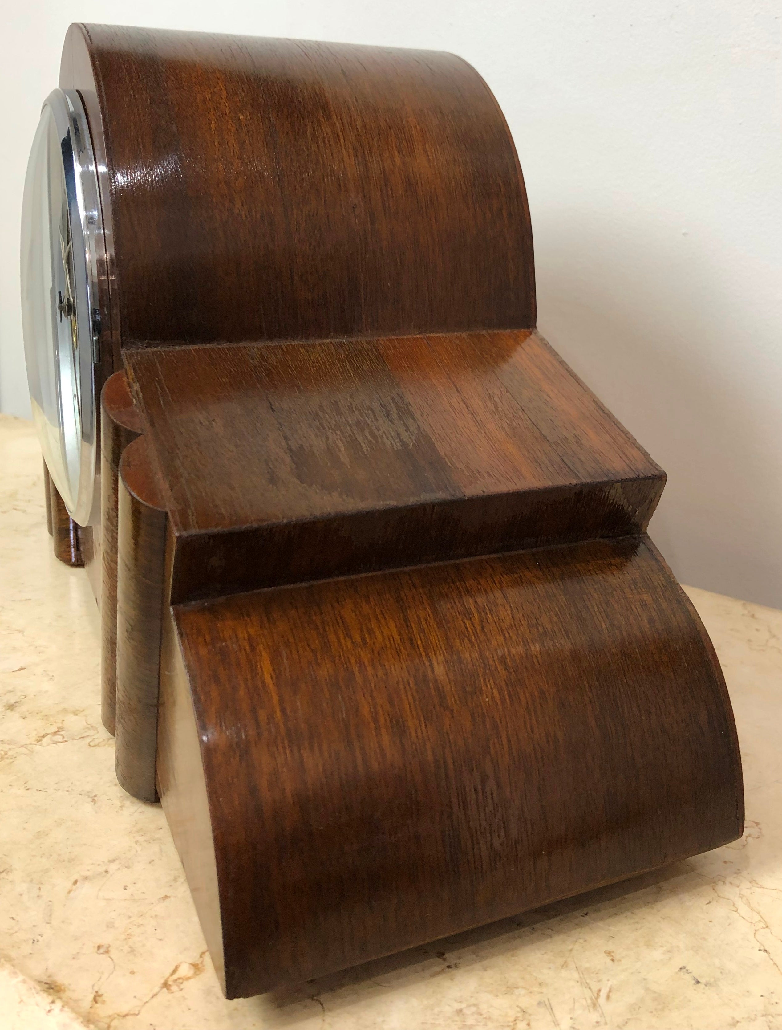 Vintage Enfield Hammer on Coil Chime Mantel Clock | eXibit collection