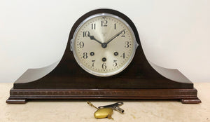 Vintage FMS WESTMINSTER Hammer on Rod Pendulum Chime Mantel Clock | eXibit collection