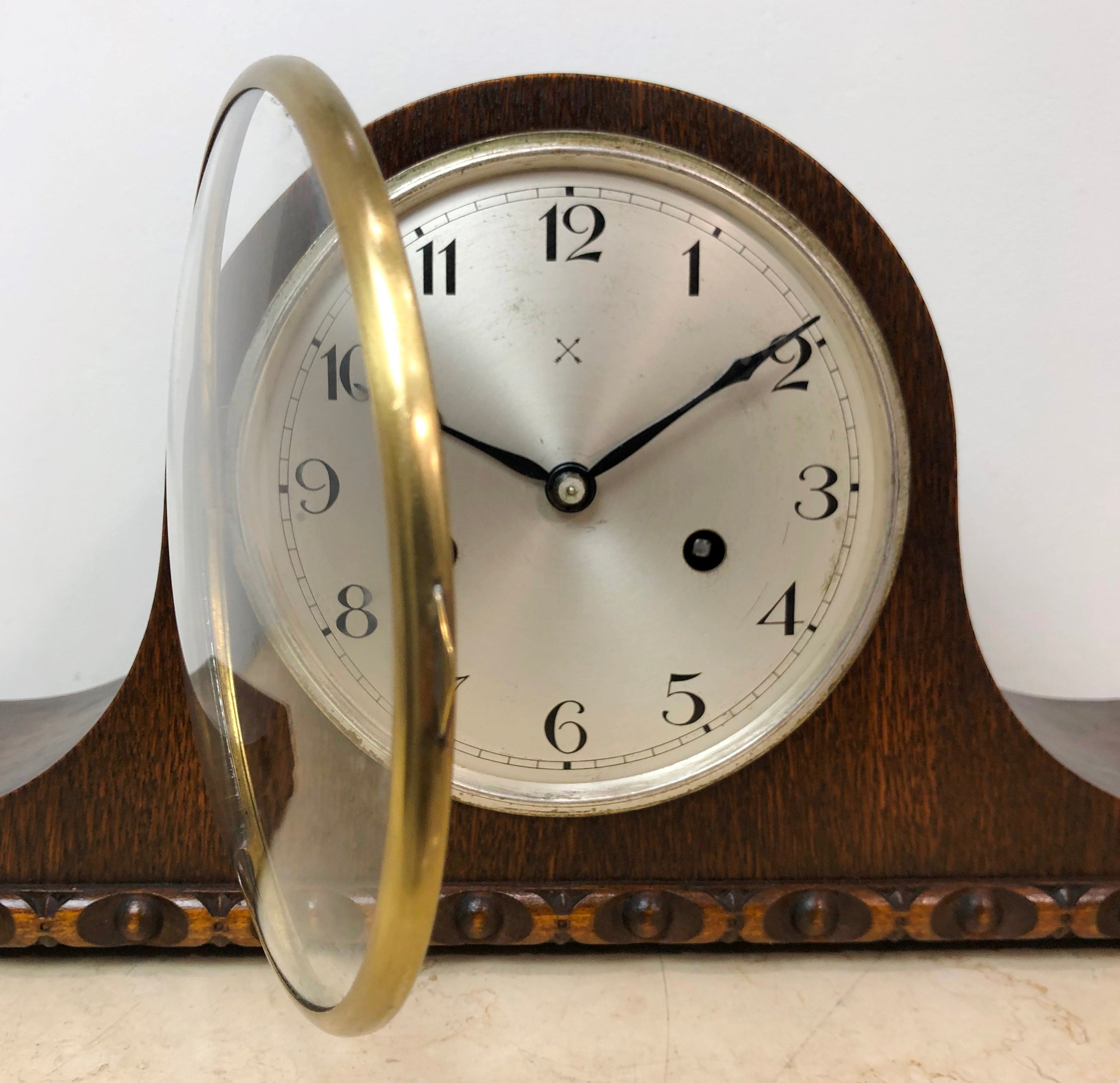 Vintage HAC Hammer on Coil Chime Mantel Clock | eXibit collection