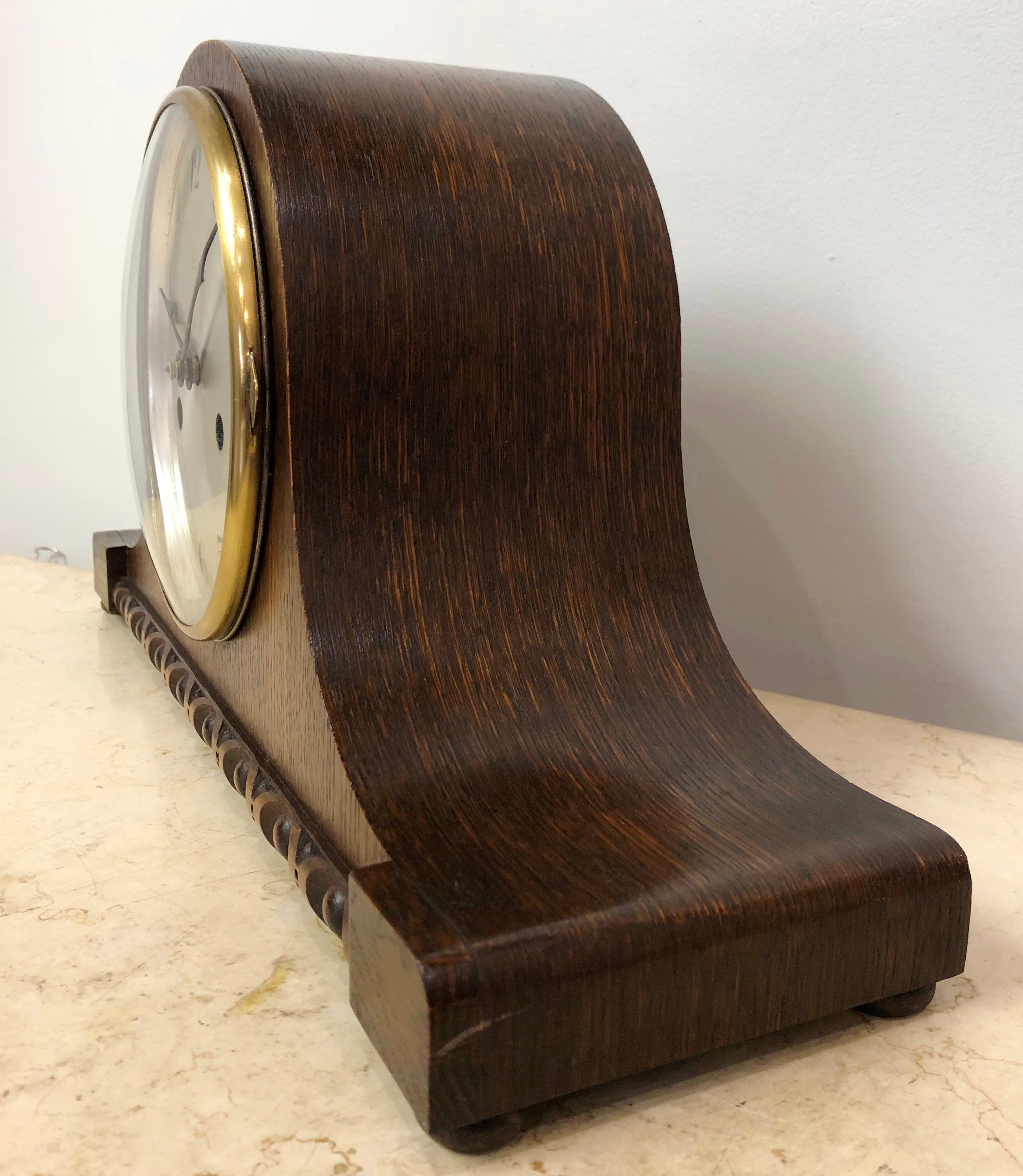 Vintage HAC Hammer on Coil Chime Mantel Clock | eXibit collection