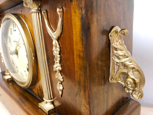 Antique Ingraham Battery Mantel Clock | eXibit collection