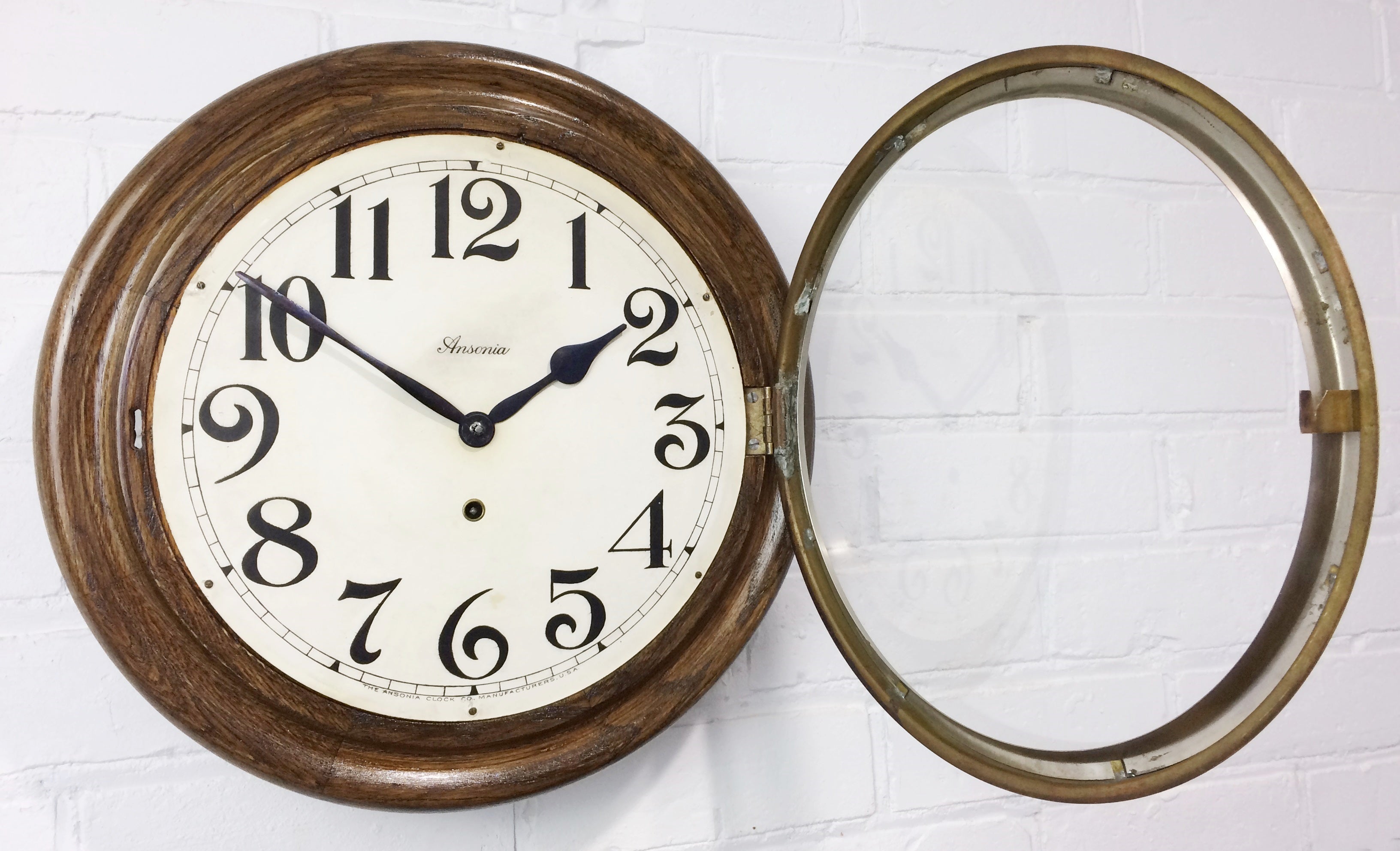 Anitque Ansonia Wall Clock | eXibit collection