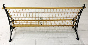 Vintage NSWR Cast Iron and Brass Railway Luggage Rack | eXibit collection