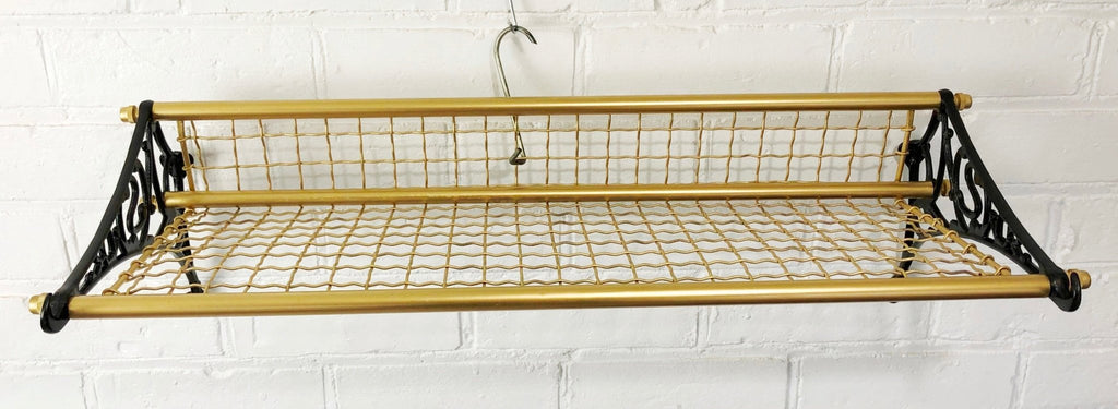 Vintage NSWR Cast Iron and Brass Railway Luggage Rack | eXibit collection