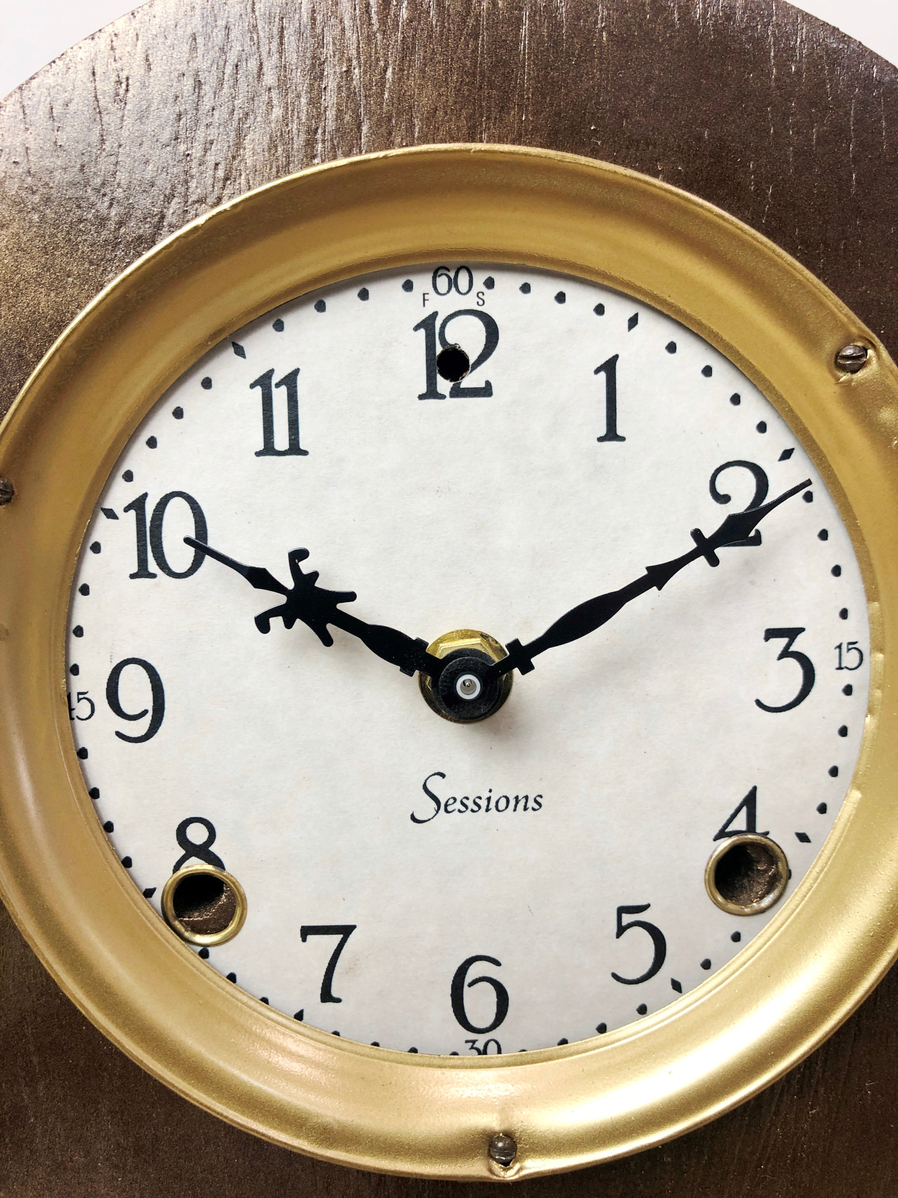 Original Vintage Sessions Battery Mantel Clock | eXibit collection