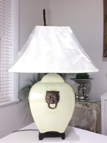 HUGE Asian Style Ceramic Table Lamp | eXibit collection