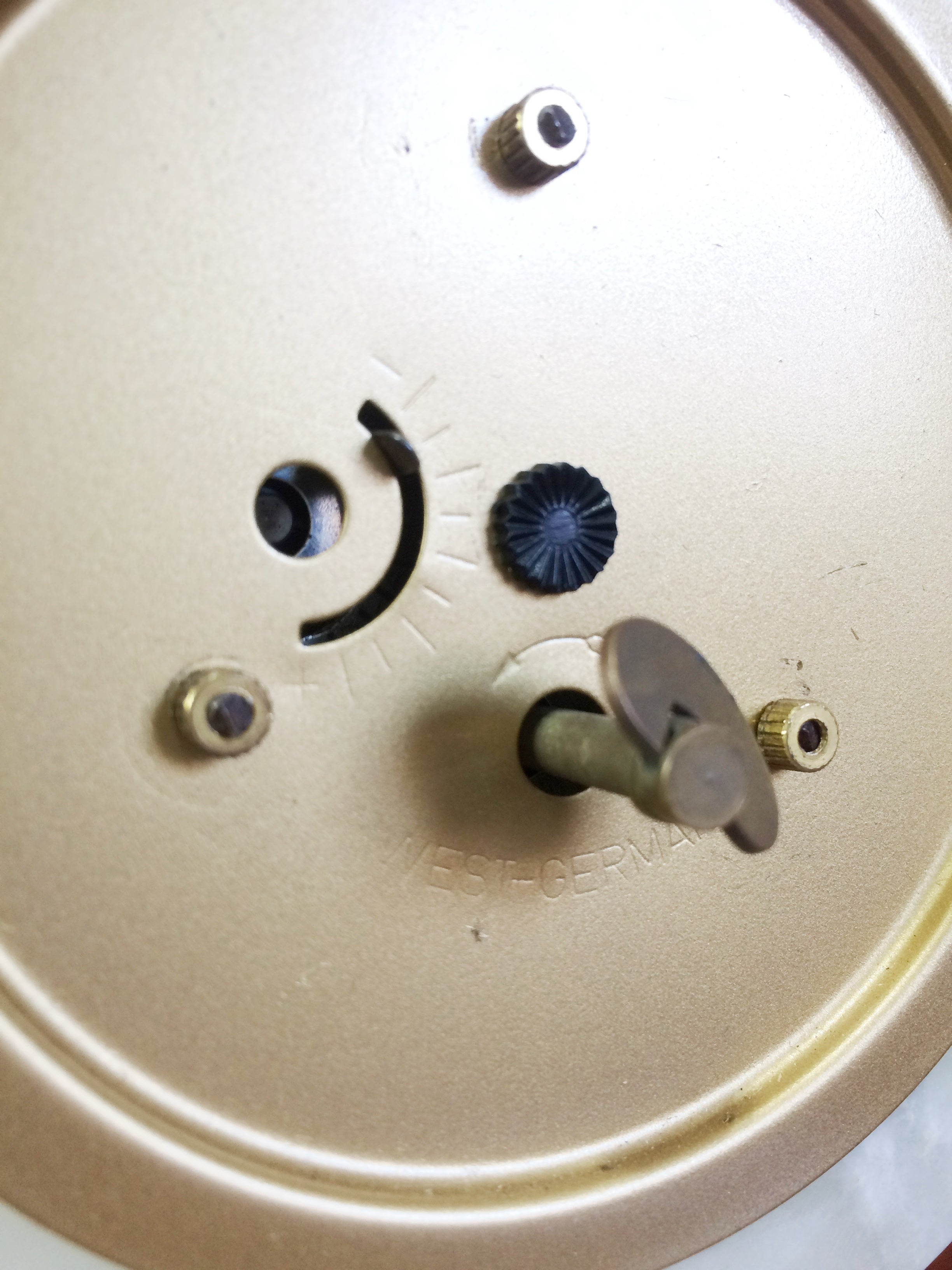 Vintage Onyx Table Lamp Clock | eXibit collection