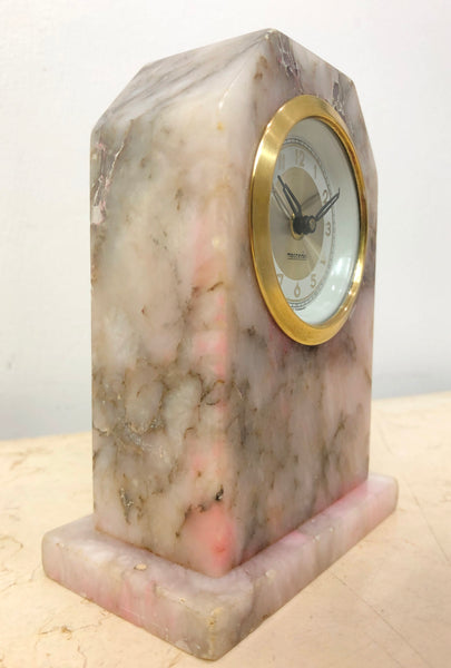 Vintage Mercedes Marble Mantel Clock | eXibit collection