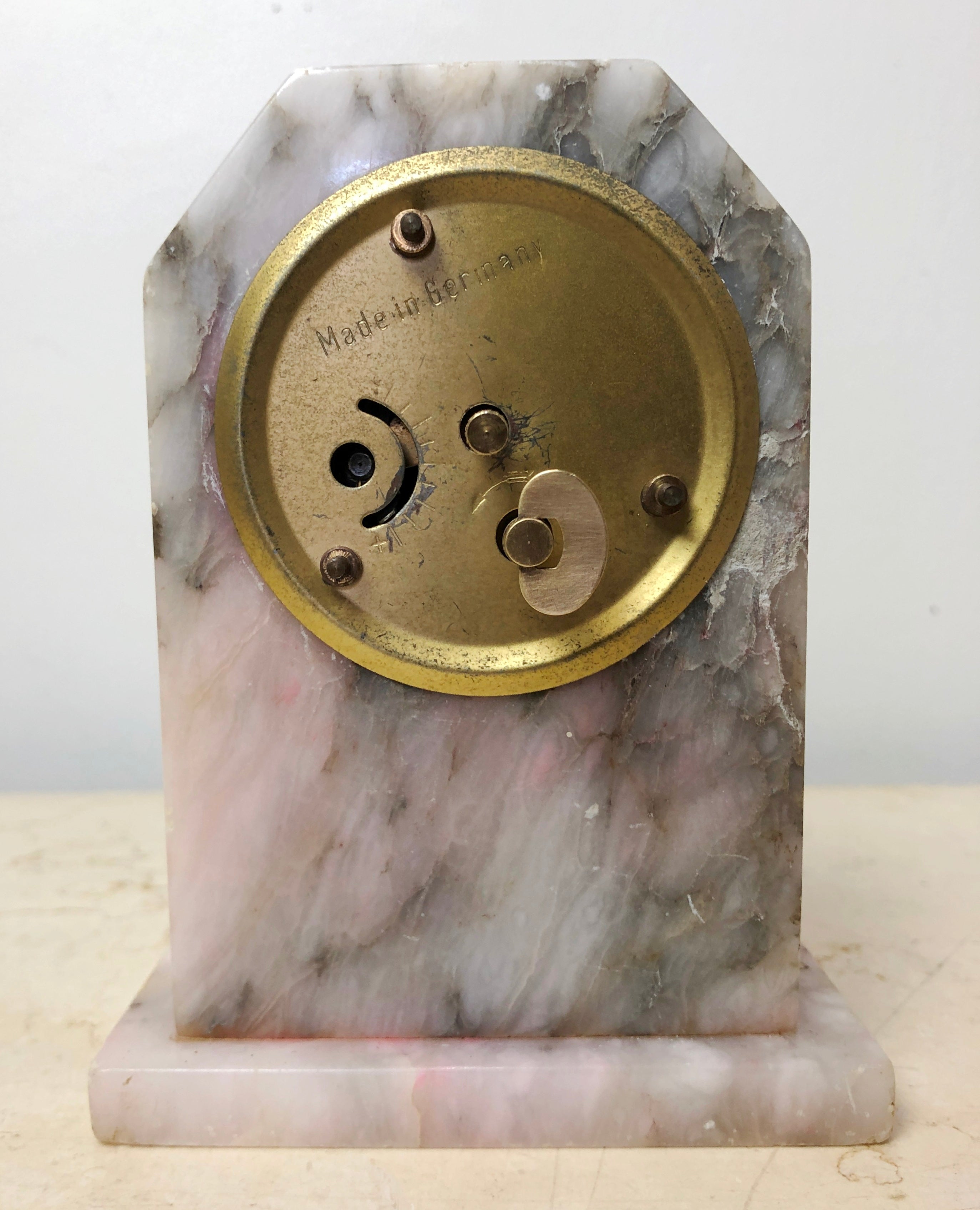 Vintage Mercedes Marble Mantel Clock | eXibit collection