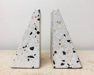 Vintage Terrazzo Solid Bookends | eXibit collection