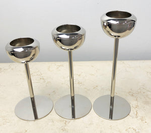 Silver Tealight Metal Candle Holders | eXibit collection