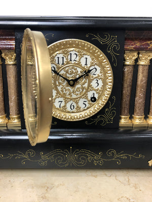 Antique Sessions USA Battery Mantel Clock | eXibit collection