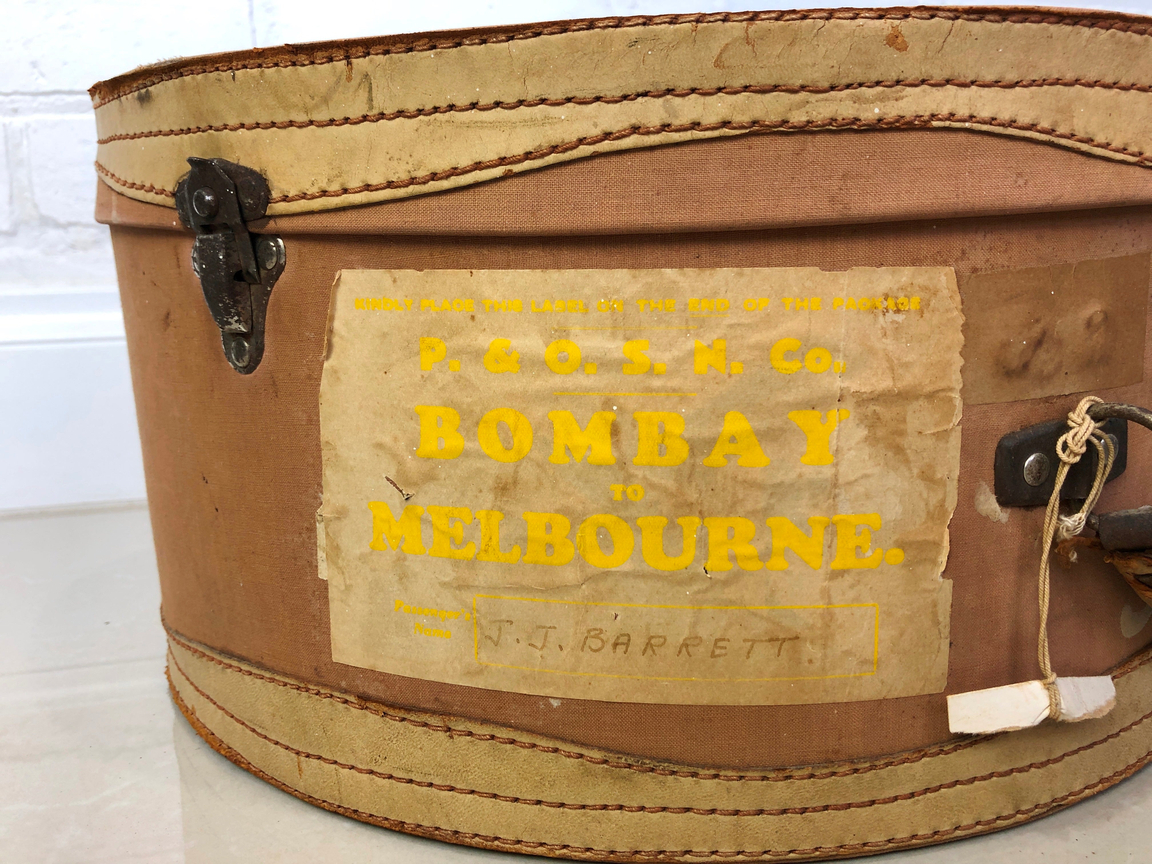 Vintage Hat Box Travel Case | eXibit collection