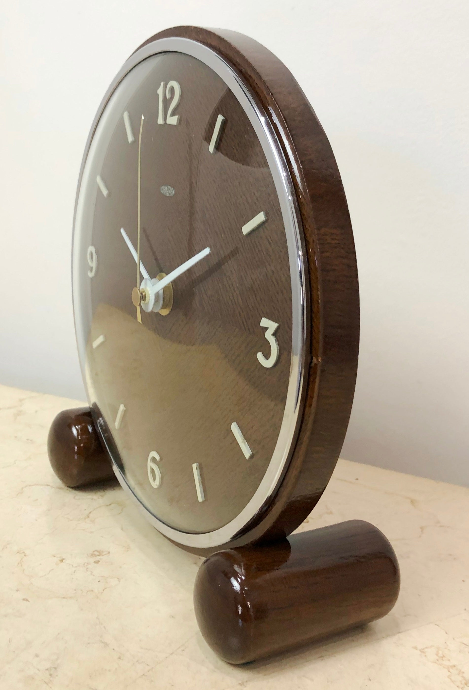 Vintage Metamec Electric Battery Mantel Clock | eXibit collection