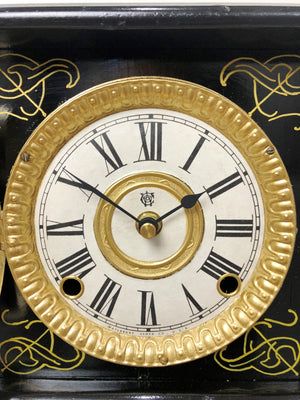 Antique Original WATERBURY Mantel Clock | eXibit collection